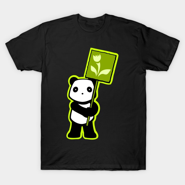 Politics Panda - Environment T-Shirt by citypanda